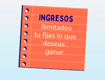 Ingresos ilimitados, tú eliges lo que quieres ganar